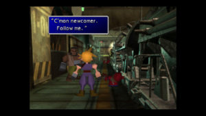 Llegada a la Estación de trenes Final fantasy VII PlayStation Classic