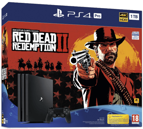 Comprar en Amazon PlayStation 4 Pro (PS4) - Consola de 1 TB + Red Dead Redemption II