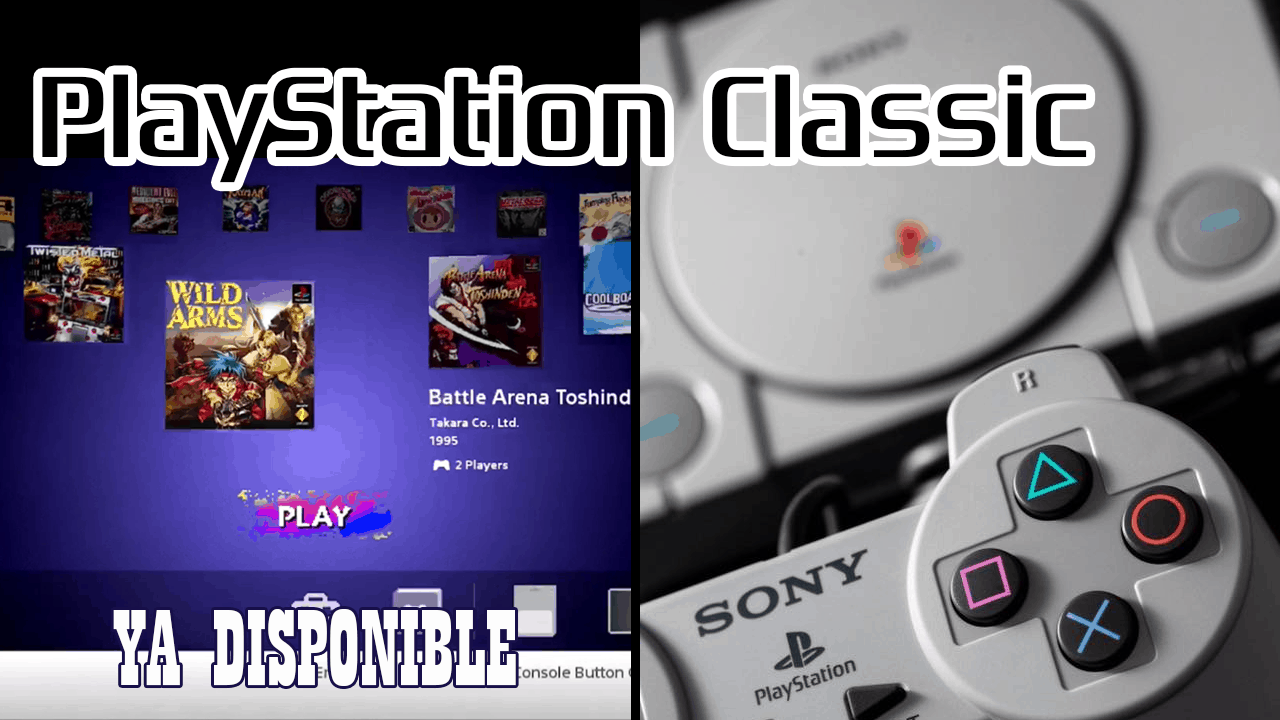 ya disponible playstation classic