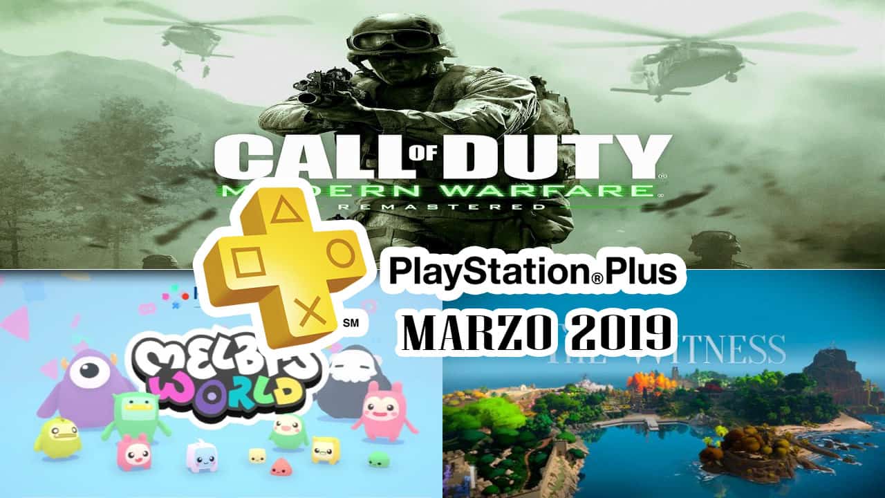 PlayStation Plus Marzo 2019