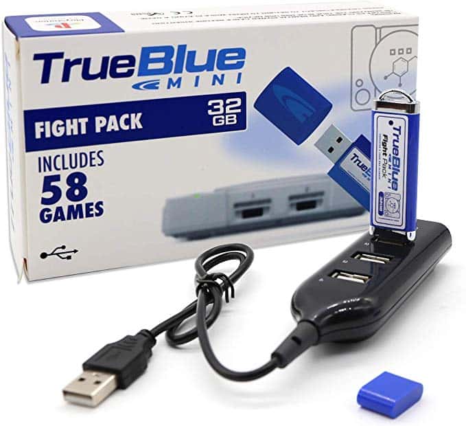 True Blue Mini Fight Pack 32G 58 Juegos para Playstation Classic 