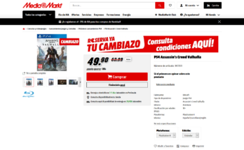 Cambiazo Media Markt PS4 Assassin’s Creed Valhalla